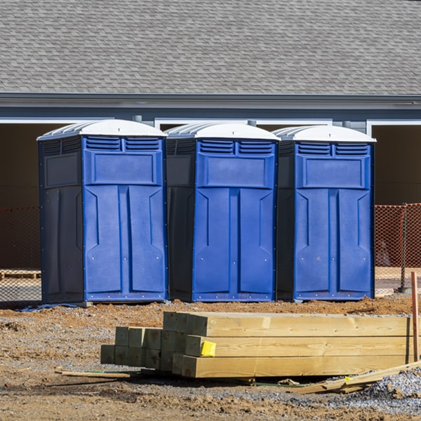 what is the maximum capacity for a single porta potty in Kyle